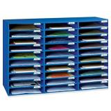 Pacon Classroom Keepers 30-Slot Mailbox, Blue (001318)
