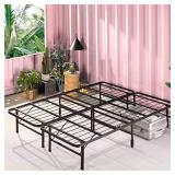 ZINUS SmartBase Tool-Free Assembly Mattress Foundation / 14 Inch Metal Platform Bed Frame / No Box Spring Needed / Sturdy Steel Frame / Underbed Storage, Queen