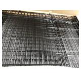 New World 42" Double Door Folding Metal Dog Crate, Includes Leak-Proof Plastic Tray; Dog Crate Measures 42L x 30W x 28H Inches, Fits Large Dog Breeds