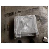 Signature Design by Ashley Aldwin Farmhouse Square End Table with Crossbuck Details, Light Brown