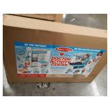 Melissa & Doug Wooden Get Well Doctor Activity Center - Waiting Room, Exam Room, Check-In Area