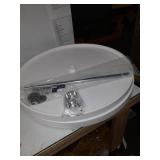 Knape & Vogt PFN32ST-W 31.5" by 32" by 32" Full-Round Polymer Lazy Susan Cabinet Organizer,White