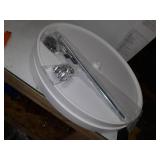 Knape & Vogt PFN32ST-W 31.5" by 32" by 32" Full-Round Polymer Lazy Susan Cabinet Organizer,White