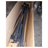 Olee Sleep 7 Inch Dura Metal Compact Steel Bed Frame, Adjustable for Full Queen King, Tool Free, Easy Assembly, Non Slip for Mattress & Box Spring, Black