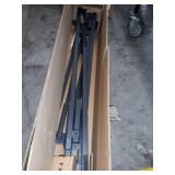 Olee Sleep 7 Inch Dura Metal Compact Steel Bed Frame, Adjustable for Full Queen King, Tool Free, Easy Assembly, Non Slip for Mattress & Box Spring, Black