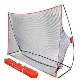 GoSports Golf Practice Hitting Net | Huge 10 x 7feet Personal Driving Range For Indoor or Outdoor Use | Designed By Golfers for Golfers