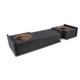 Atrend Bbox A302-12CP Dual 12 Subwoofer Enclosure Fits 2000-2003 Ford F150 Super Cab, Charcoal
