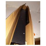 RANK Modern Photo Ledge Floating Shelves Wall Mounted Picture Frames Display Floating Shelf (Espresso, 2 x 36 inch)