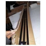 Amazon Basics Room Darkening Blackout Curtain Rod - 88" to 120", Black