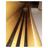 Amazon Basics Room Darkening Blackout Curtain Rod - 88" to 120", Black