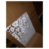 V-inspire Art, 24x48 Inch Hand Painted 3D White Flowers Wall Art Abstract Canvas Oil Paintings Wall Decorations for Living room Dining room Bedroom Artwork for Home Walls