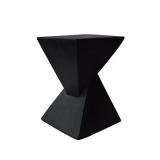 Christopher Knight Home 305826 Jerod Light-Weight Concrete Accent Table, Black