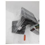 Christopher Knight Home 305826 Jerod Light-Weight Concrete Accent Table, Black