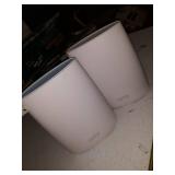 NETGEAR Orbi Tri-band Whole Home Mesh WiFi System with 3Gbps Speed (RBK50) Router & Extender Replacement Covers Up to 5,000 sq. ft., 2-Pack Includes 1 Router & 1 Satellite White