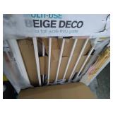 Summer Multi-Use Deco Extra Tall Walk-Thru Gate, Beige (28.5 - 48 Inch)