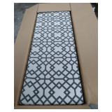 Christopher Knight Home Cleo Fabric Storage Ottoman, Grey Geometric Patterned