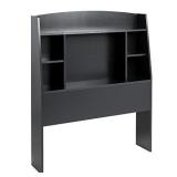 Prepac Astrid Twin Headboard, Black