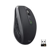 Logitech MX Anywhere 2S Wireless Mouse Use On Any Surface, Hyper-Fast Scrolling, Rechargeable, Control Up to 3 Apple Mac and Windows Computers and Laptops (Bluetooth or USB), Graphite