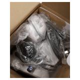 Panasonic DECT 6.0 Expandable Cordless Phone with Answering Machine and Smart Call Block - 2 Cordless Handsets - KX-TGD532W (White/Silver)