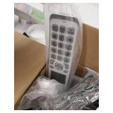 Panasonic DECT 6.0 Expandable Cordless Phone with Answering Machine and Smart Call Block - 2 Cordless Handsets - KX-TGD532W (White/Silver)