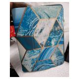 i-Blason Cosmo Case for iPad 9th/8th/7th Generation, iPad 10.2 (2021/2020/2019), Full-Body Trifold with Built-in Screen Protector Protective Smart Cover with Auto Sleep/Wake & Pencil Holder (Blue)