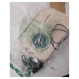 ByronStatics Portable Radio AM FM, Vintage Retro Radio with Built in Speakers, Best Reception and Longest Lasting, Power Plug or 1.5V AA Battery - Cream