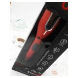 CHI Spin N Curl Ceramic Rotating Curler, Ruby Red. Ideal for Shoulder-Length Hair between 6-16â inches.