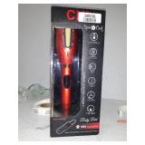 CHI Spin N Curl Ceramic Rotating Curler, Ruby Red. Ideal for Shoulder-Length Hair between 6-16â inches.
