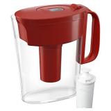 Brita Standard Metro Water Filter Pitcher, Small 5 Cup, Red, 1 Count