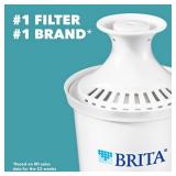 Brita Standard Metro Water Filter Pitcher, Small 5 Cup, Red, 1 Count