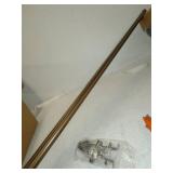 Decopolitan 30409-BZ72 Ball Single Telescoping Drapery Rod Set, Long, Bronze, 72 to 144-Inch