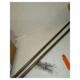 Decopolitan 30409-BZ72 Ball Single Telescoping Drapery Rod Set, Long, Bronze, 72 to 144-Inch