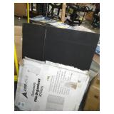 Adir File Sorter Literature Organizer - Mail Vinyl Craft Paper Storage Holder Corrugated Cardboard for Office, Classrooms, and Mailrooms Organization (30 Slots, Black)