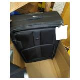 DELSEY Paris Sky Max 2.0 Softside Expandable Luggage with Spinner Wheels, Black, Checked-Large 29 Inch