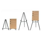 Ghent 19250 Triumph Folding Display Easel- 37"- 62" adjustable hieght for table top/floor, gray