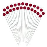 Blazer 376RDM-24 Red 36-Inch Metal Post Reflective Driveway Marker - Pack of 24