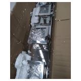 Bathroom Light Fixtures, LETSUN 4 Lights Bathroom Vanity Light, 32 Inch Bathroom Lighting Fixtures Over Mirror with Marble-Like Acrylic Shade Polished Chrome Bathroom Light 6000K, LED Cool White