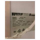 2 door master bilt glass door freezer