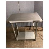 new 36 x 24 x 36 ss table
