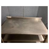 55 x 30 x 36 all Stainless table triple shelf