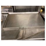 36 x 22 wall mount dish rack tray with drain hole