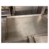 36 x 22 wall mount dish rack tray with drain hole