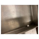 36 x 22 wall mount dish rack tray with drain hole