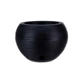 FLORIDIS Florence Small Black Resin Planter Bowl
