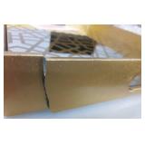 CosmoLiving by Cosmopolitan Gold Plastic Decorative Tray (Set of 2)
