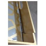 CosmoLiving by Cosmopolitan Gold Plastic Decorative Tray (Set of 2)