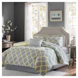 Madison Park Essentials Merritt Reversible 9-Pc. Queen Comforter Set Bedding