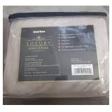 2000 Series Ultra-Soft Brushed Microfiber Hemstitched Sheet Set, King, Khaki