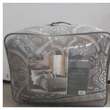 Madison Park Essentials Zara King 16 Piece Jacquard Complete Bedding Set With 2 Sheet Sets Bedding