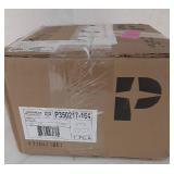 Progress Lighting Eva 7.37 in. 1-Light Coastal Blue Mid-Century Modern Flush Mount Light